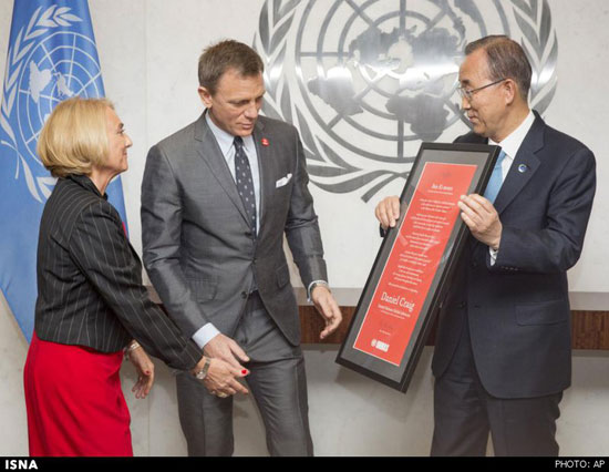 ماموریت جیمز باند در سازمان ملل! +عکس