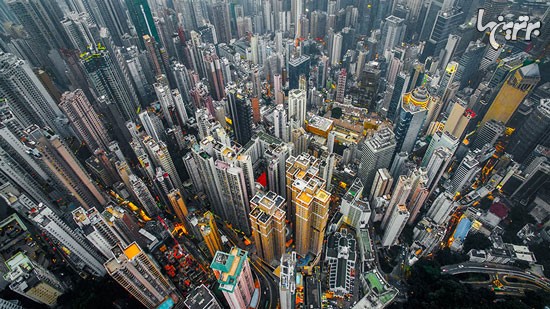 تراکم باورنکردنی ساختمان های بلند در هنگ کنگ!