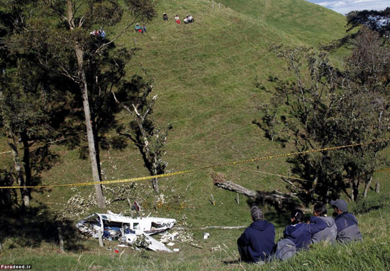 سقوط هواپیما سر صحنه فیلم تام کروز + عکس