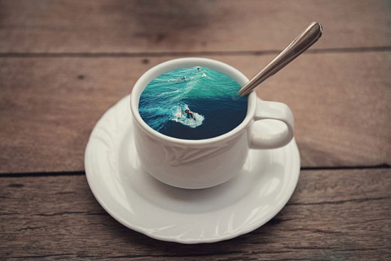 دنیاهایی در فنجان چای: از کارهای هنری ویکتوریا سیمرز تا امکان چاپ ایده‌ها در کافه لاته