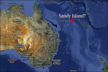 جزیره سندی,اخبار علمی,جزیره,کشف جزیره‌