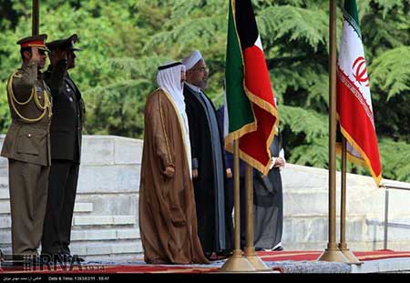 اخبار,اخبار سیاست خارجی ,استقبال رسمی روحانی از امیر کویت 