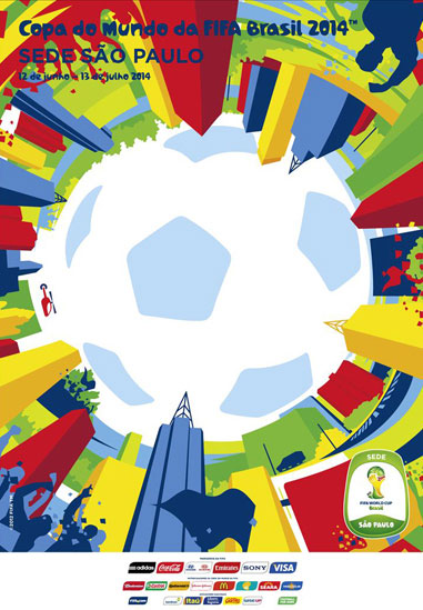 پوسترهای متفاوت جام جهانی 2014 برزیل