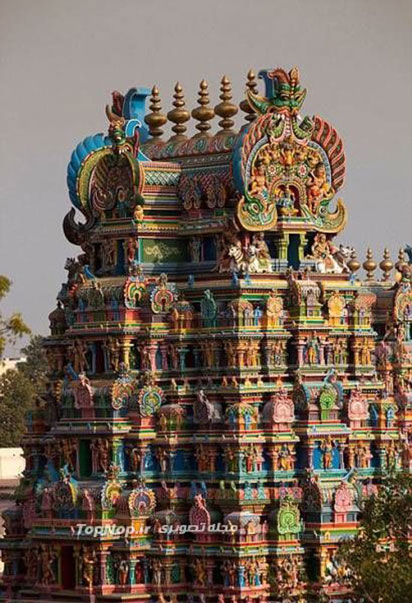 معابد رنگارنگ در کشور هند