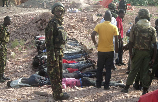 عکس: قتل عام 36 کارگر در کنیا