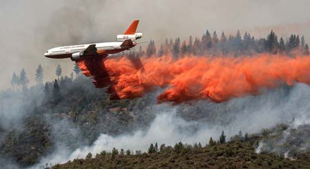 ت مهار آتش جنگل های کالیفرنیا