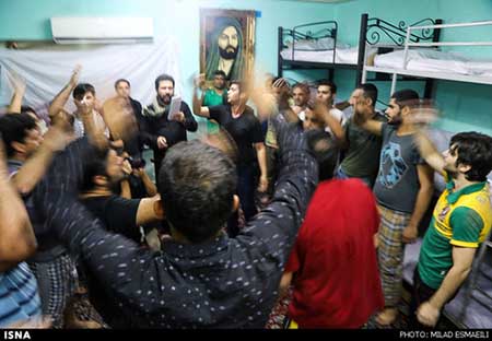 اخبار,اخبار اجتماعی , مراسم عزاداری حسینی در کمپ ترک اعتیاد