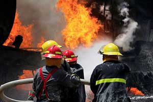 آتش سوزی مهیب در خیابان سپهسالار