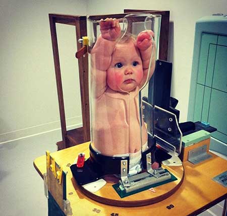 عکسهای جالب,اسکن بدنی از کودک,تصاویر دیدنی