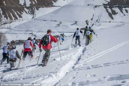 اخبار,اخبار گوناگون,تصاویر مسابقات اسکی در افغانستان,متفاوت ترین مسابقات اسکی