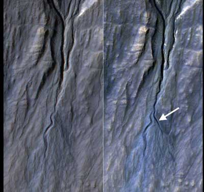 اخبار , اخبار علمی,تصاویر رودخانه های مریخ,رودخانه های ناآرام در مریخ