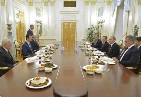اخبار,اخباربین الملل,دیدار بشار اسد با رئیس جمهور روسیه