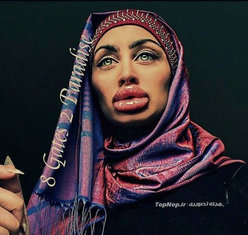 دختر افغان مدلی جنجالی