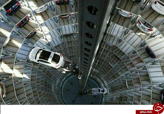 پارکینگ شگفت انگیز شرکت BMW + تصاویر