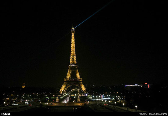 نماهایی از برج ایفل در پاریس