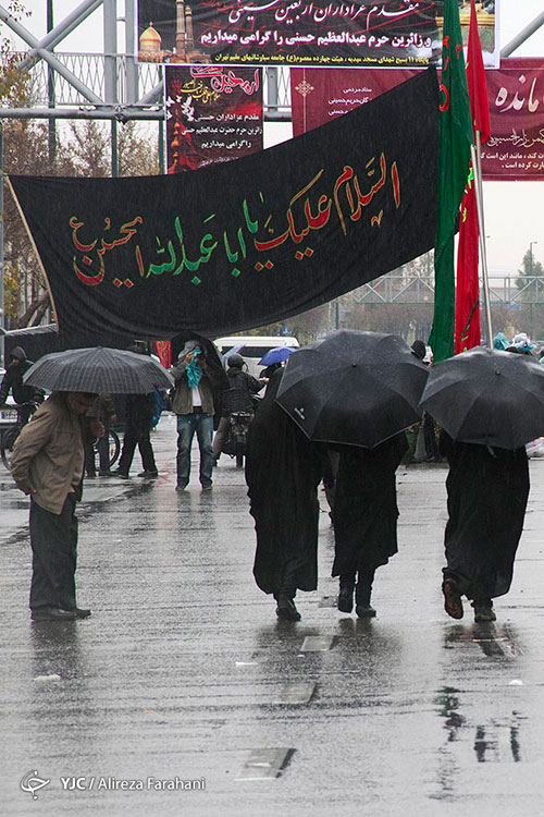 عکس: پیاده روی جاماندگان کربلا در تهران