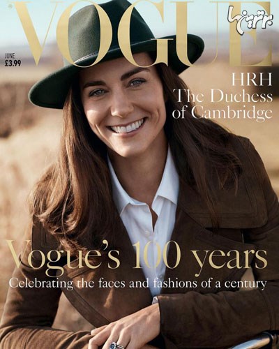 کیت میدلتون روی جلد مجله «Vogue»+تصویر