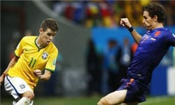 اخبار,اخبار ورزشی, بازی برزیل مقابل هلند