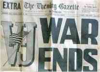 روزنامه ها به مناسبت پایان جنگ فوق العاده منتشر کرده بودند - فوق العاده ایونینگ گازت