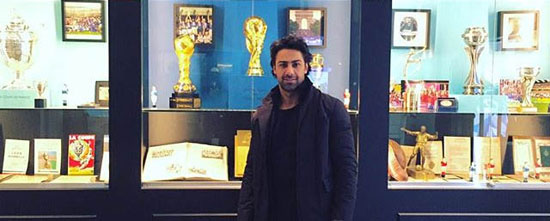 عکس: مجیدی در موزه افتخارات فوتبال فرانسه