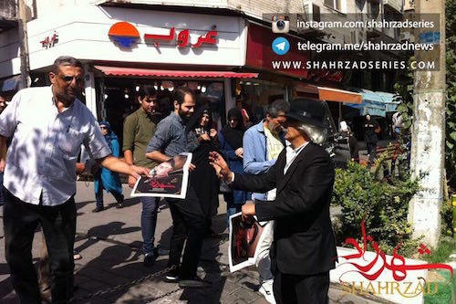 کلاه‌مخملی‌ها امروز در سطح شهر تهران برای سریال «شهرزاد» تبلیغ می‌کنند.