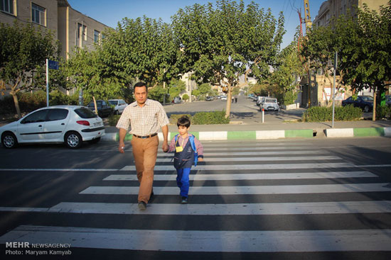 عکس: بازگشایی مدارس و ترافیک اول مهر