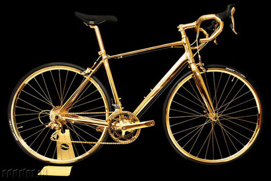 این دوچرخه پوشیده از طلای ۲۴ عیار بیش از یک میلیارد تومان قیمت دارد!