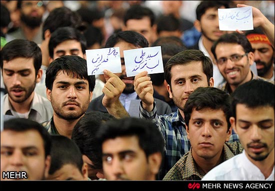 عکس: دیدار دانشجویان با رهبر معظم انقلاب