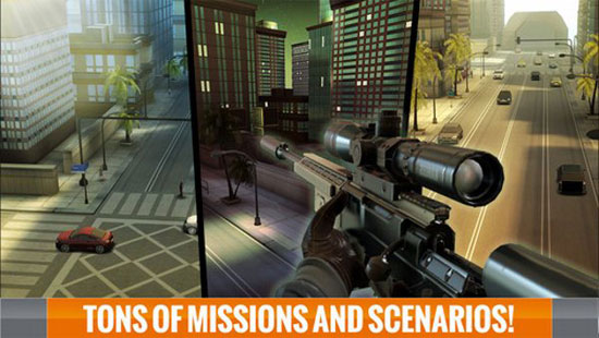کشتار از راه دور در بازی Sniper 3D Assassin