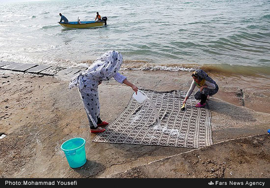 عکس: زندگی مردم در ساحل خلیج فارس