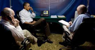 چادر محرمانه اوباما, رئیس جمهوری آمریکا
