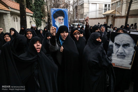 تجمع اعتراضی مردم تهران در حمایت از شیعیان نیجریه