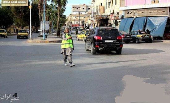 عکس: مامور راهنمایی و رانندگی داعش!