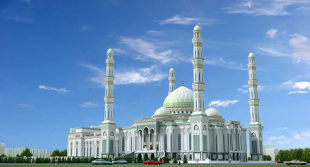 مسجد نور آستانه,مسجد نور در قزاقستان,عکس های مسجد نور در قزاقستان