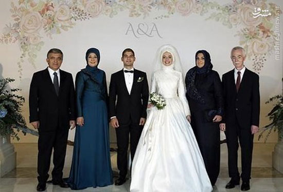 تصاویر اردوغان در مراسم عروسی پسر گل