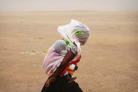 راهکاری برای محافظت در برابر طوفان شن- تیمبوکتو، مالی