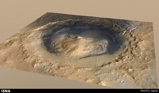 کشف نشانه‌هایی از یک دریاچه باستانی بر سطح مریخ + تصاویر