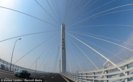 طولانی‌ترین و عریض‌ترین پل کابلی دنیا +عکس