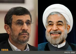 اخبار,دیدار احمدی‌نژاد با حسن روحانی