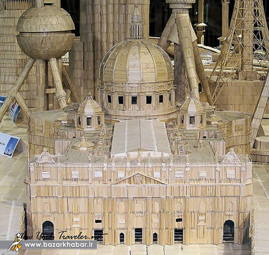 آلبوم عکس: زیباترین سازه‌های چوب کبریتی در دنیا