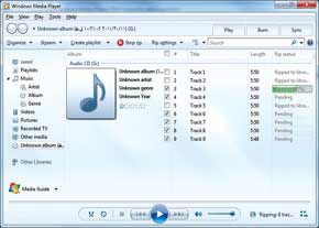 بایگانی سی‌دی‌های صوتی با مدیاپلیر ویندوز 7 