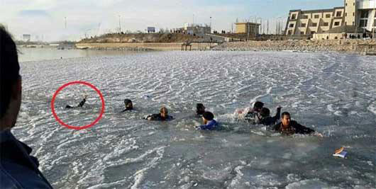 لحظه غرق ‌شدن ‌2 دختر در ‌شورابیل +عکس