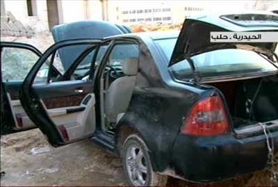    خودروی بمبگذاری شده درحلب,نیروهای ارتش سوریه,مواد منفجره,اخبار,اخبار حوادث  