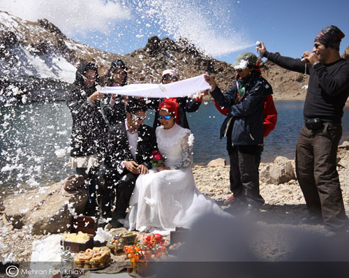 عروسی در ارتفاعات سبلان