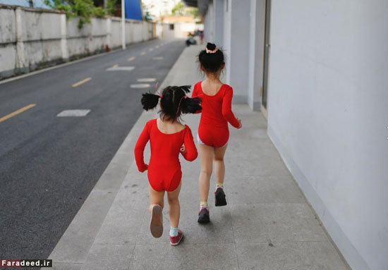 تصاویر/ تربیت کودکان چینی برای المپیک