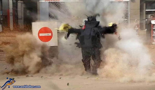 عکس حیرت انگیز از لحظه انفجار بمب