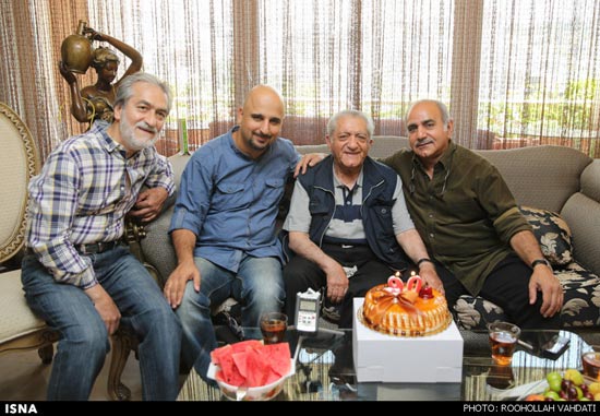 جشن تولد عزت اله انتظامی
