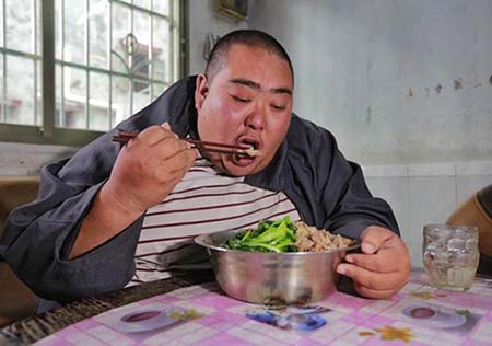 اخبار,اخبار گوناگون,چاق‌ترین مرد چین