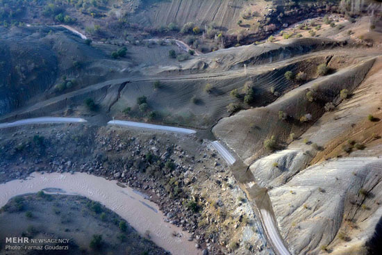 مناطق آسیب دیده از سیل در استان لرستان