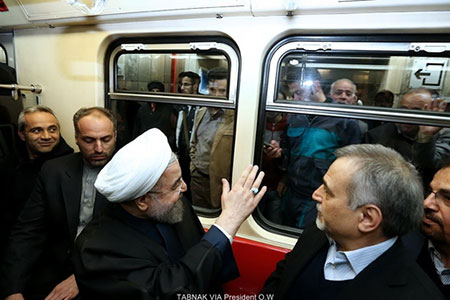 اخبار,اخباراجتماعی ,روحانی در مترو